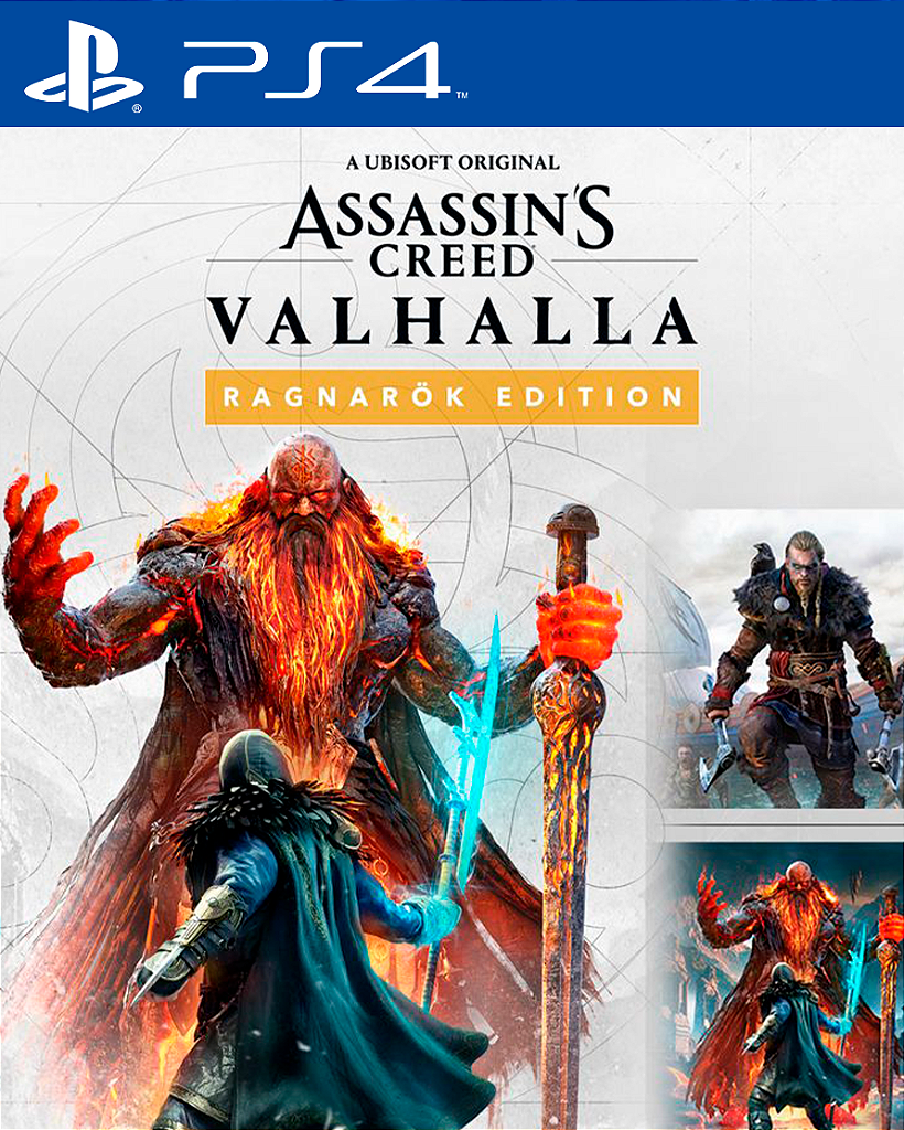 ASSASSINS CREED VALHALLA RAGNAROK EDITION PS4 MÍDIA DIGITAL