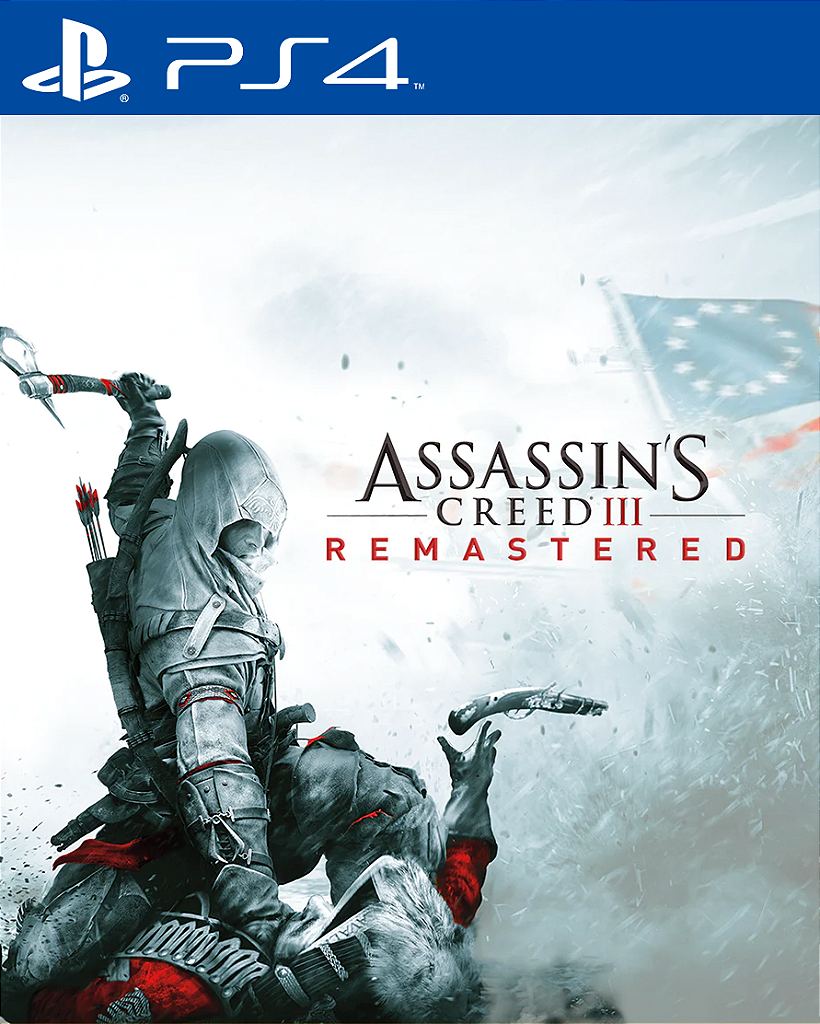 Assassins Creed III: Remastered PS4 Mídia Digital