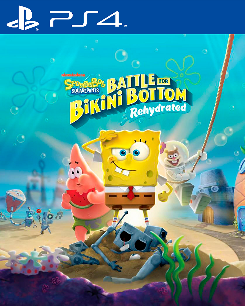 Bob Esponja Calça Quadrada PS4 Mídia Digital