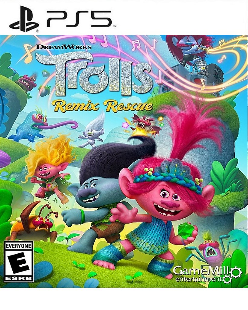 DreamWorks Trolls Remix Rescue PS5 Mídia Digital
