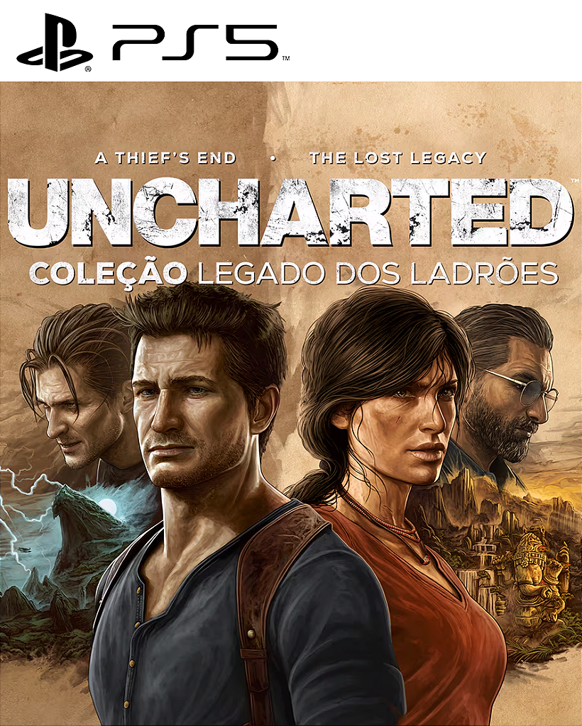 Uncharted Coleção Legado dos Ladrões PS5 Mídia Digital