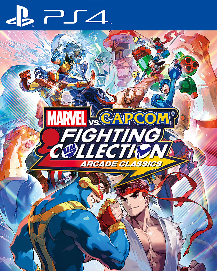 Marvel vs Capcom Fighting Collection Arcade Classics PS4 Mídia Digital