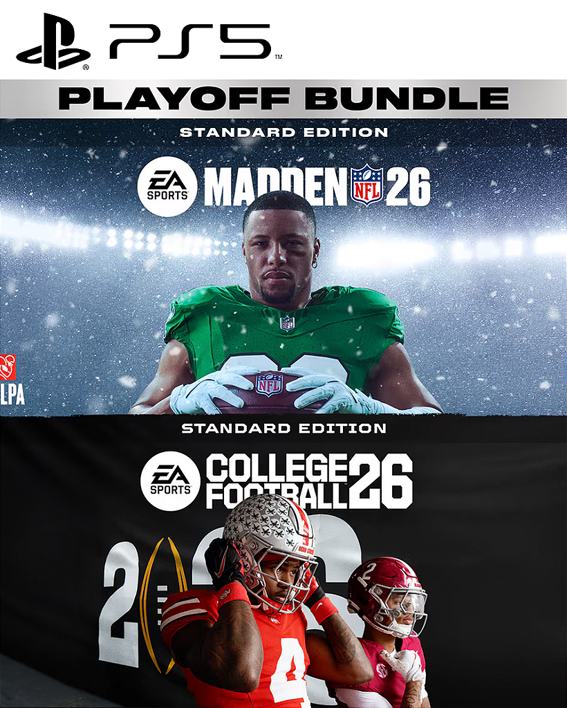 Playoff Bundle (Madden NFL 26 Standard Edition e College Football 26 Standard Edition) PS5 Mídia Digital