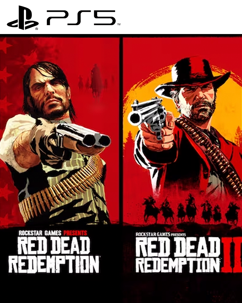 Bundle Red Dead Redemption e Red Dead Redemption 2 PS5 Mídia Digital