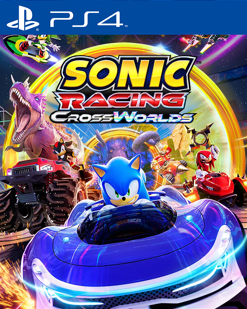 Sonic Racing: CrossWorlds PS4 Mídia Digital