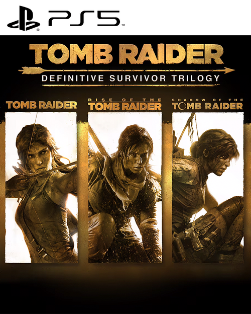 Tomb Raider: Definitive Survivor Trilogy PS5 Mídia Digital